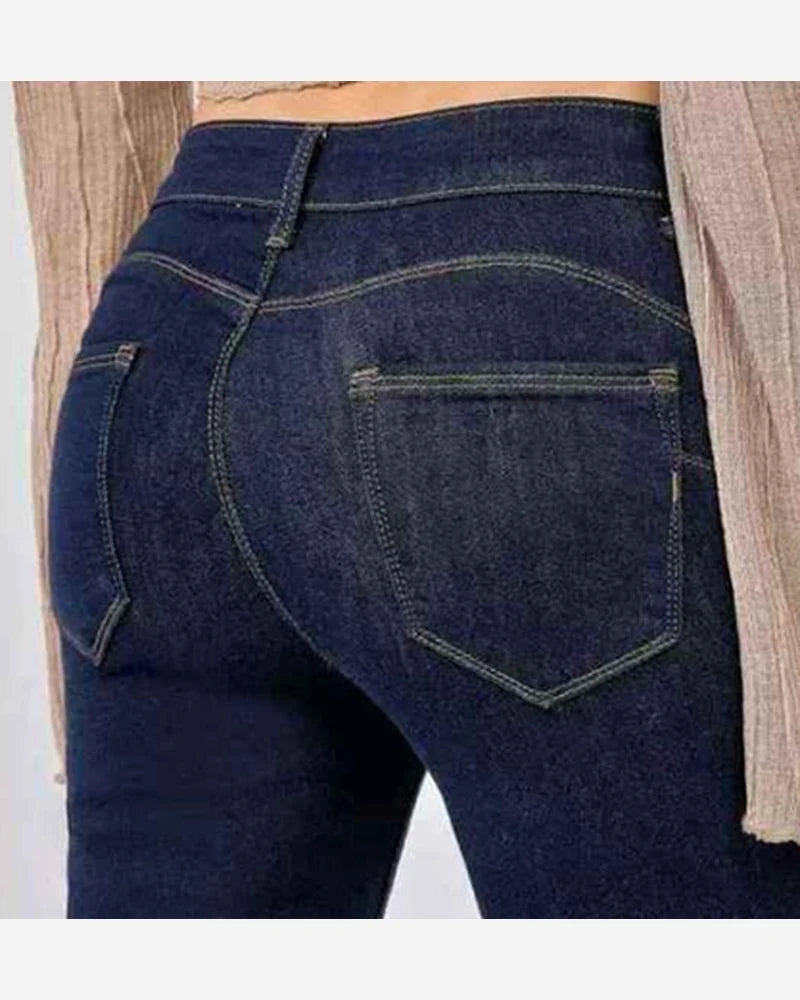 Jeans donna AD'ORO blu all'ingrosso modello M7696 - L&Y - foto 2
