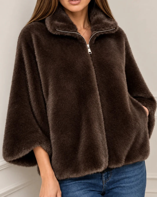 Ecopelliccia donna Monte Cervino all'ingrosso modello MBF6620 - L&Y