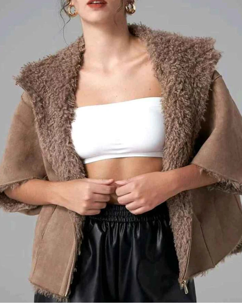 Giacca donna Monte Cervino caffè all'ingrosso modello MCBW28206 - L&Y