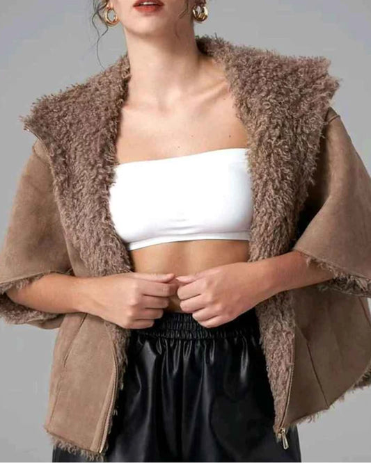 Giacca donna Monte Cervino caffè all'ingrosso modello MCBW28206 - L&Y