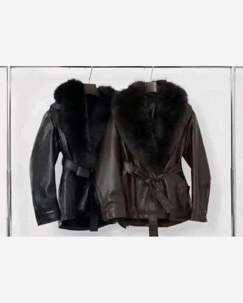 Giacca di ecopelle donna Monte Cervino all'ingrosso modello MCBW28328 - L&Y - foto 2