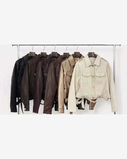 Giacca di ecopelle donna Monte Cervino all'ingrosso modello MH345 - L&Y - foto 2