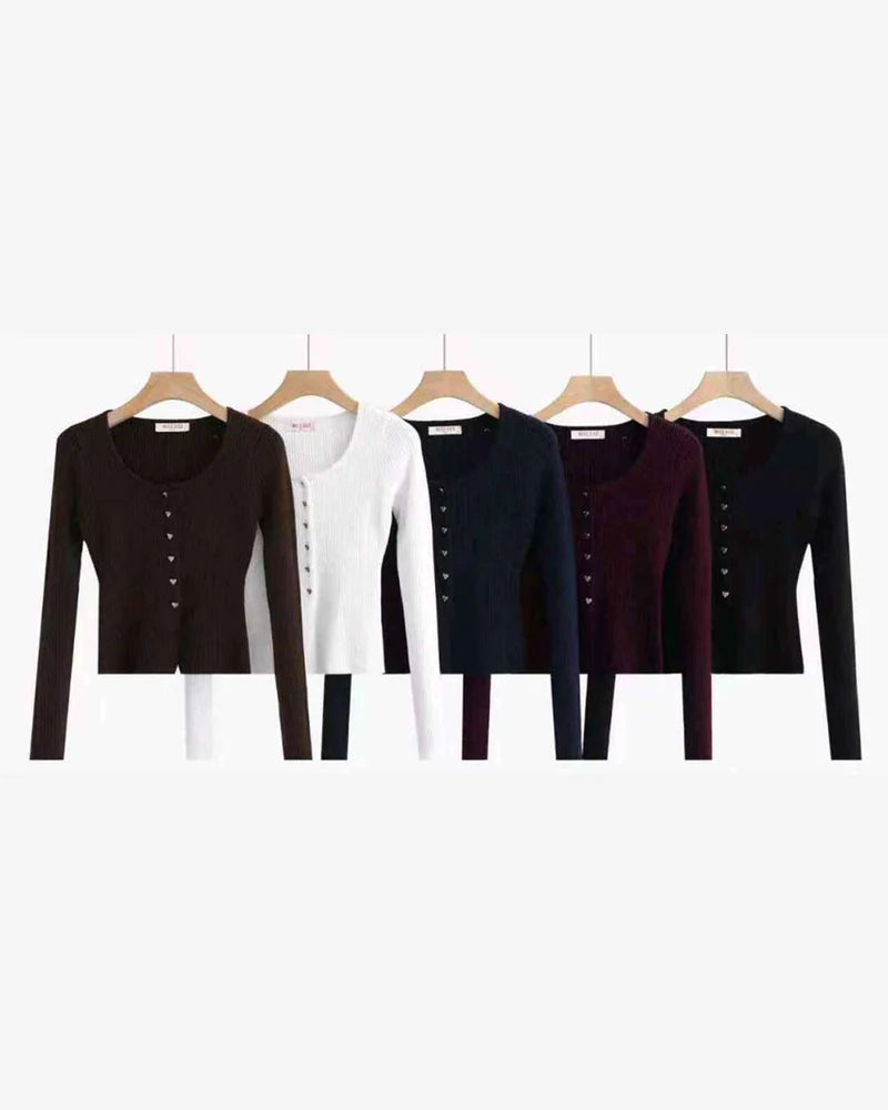 Golfino donna Miss Kiss misto all'ingrosso modello MS556 - L&Y - foto 2