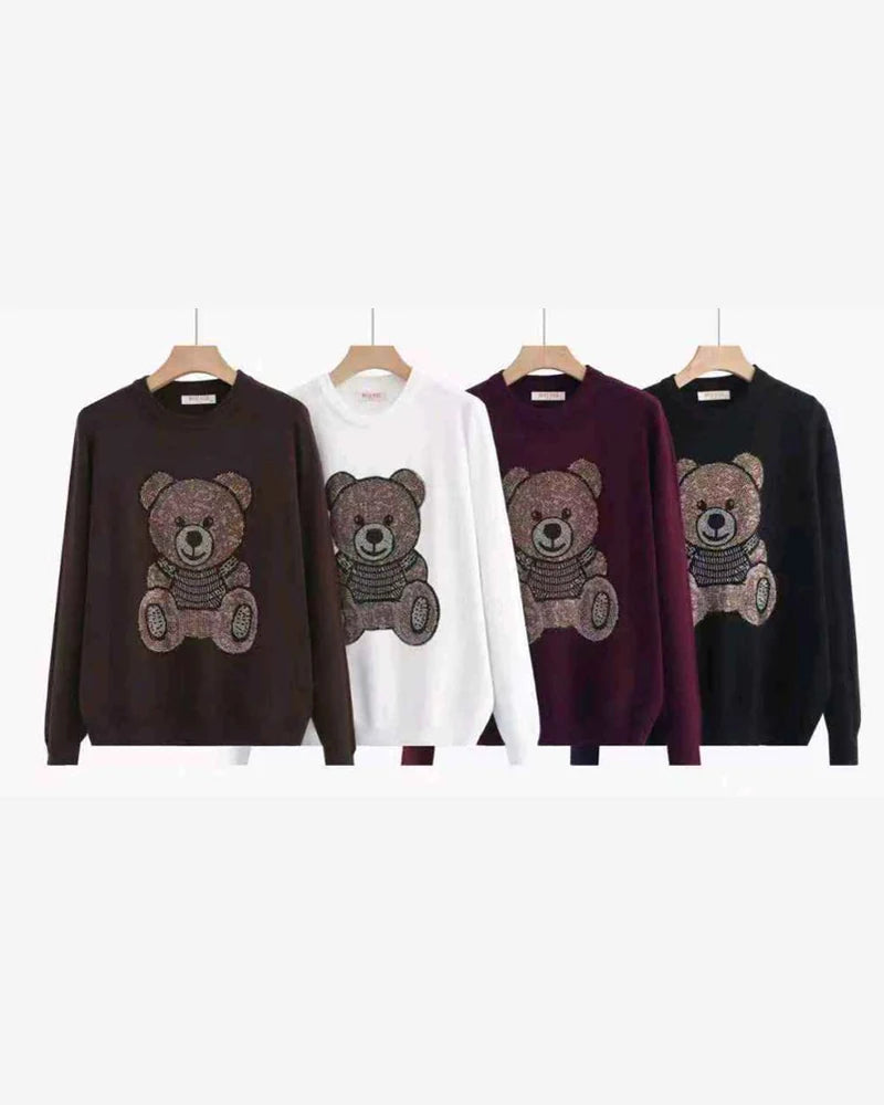 Maglia donna Miss Kiss misto all'ingrosso modello MS598 - L&Y - foto 2