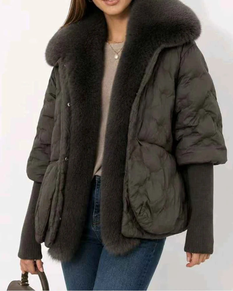 Giacca donna Monte Cervino caffè all'ingrosso modello MY0685 - L&Y