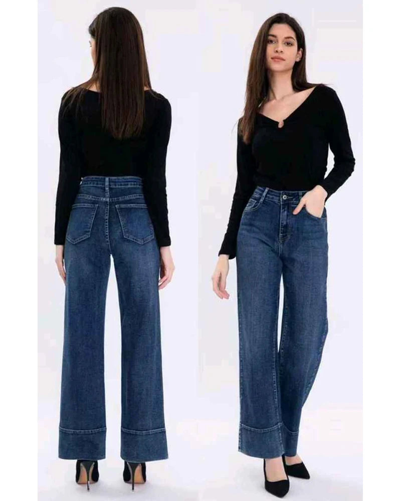 Jeans donna Water Jeans BLUE all'ingrosso modello N1601 - L&Y - foto 2