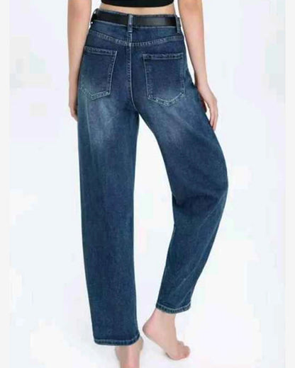 Jeans donna Water Jeans blu all'ingrosso modello N1612 - L&Y - foto 2