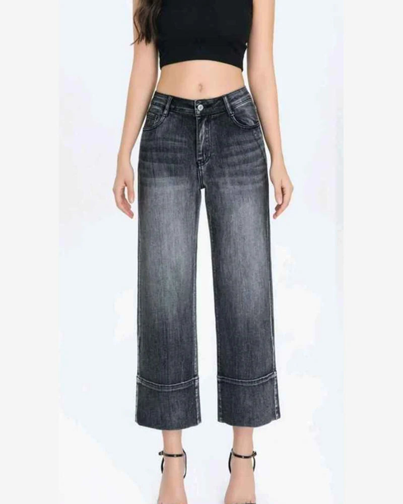 Jeans donna Water Jeans grigio all'ingrosso modello N1633 - L&Y