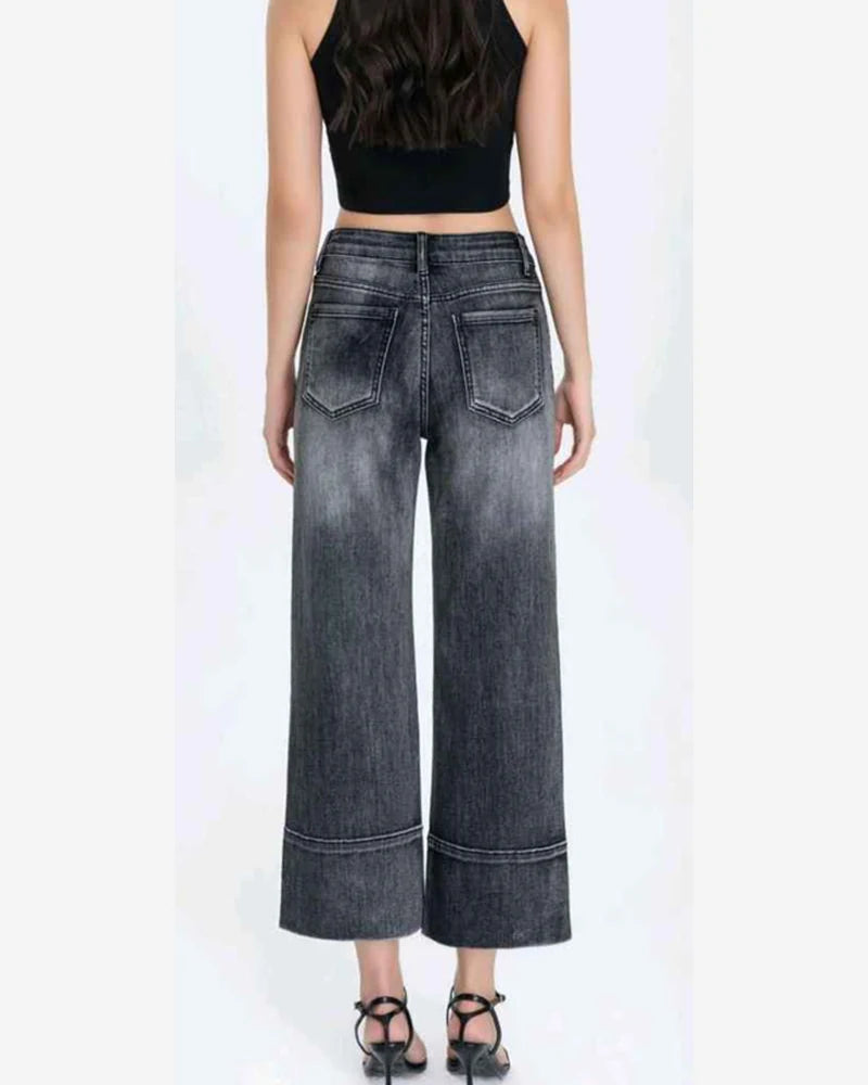 Jeans donna Water Jeans grigio all'ingrosso modello N1633 - L&Y - foto 2