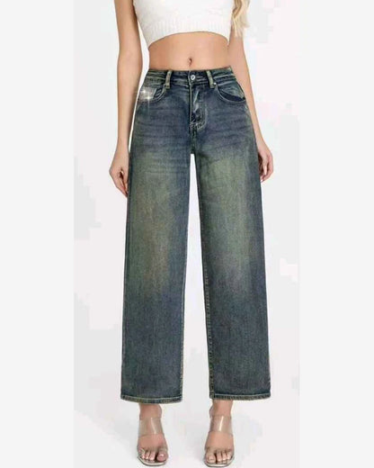 Jeans donna Water Jeans blu all'ingrosso modello N1640 - L&Y