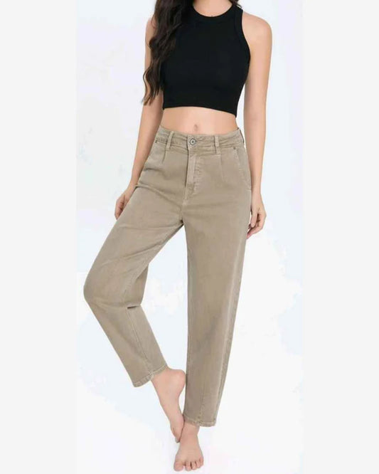 Jeans donna Water Jeans khaki all'ingrosso modello N1681 - L&Y