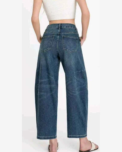 Jeans donna Water Jeans blu all'ingrosso modello N1682 - L&Y - foto 2