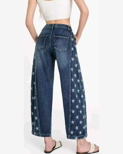 Jeans donna Water Jeans blu all'ingrosso modello N1689 - L&Y - foto 2