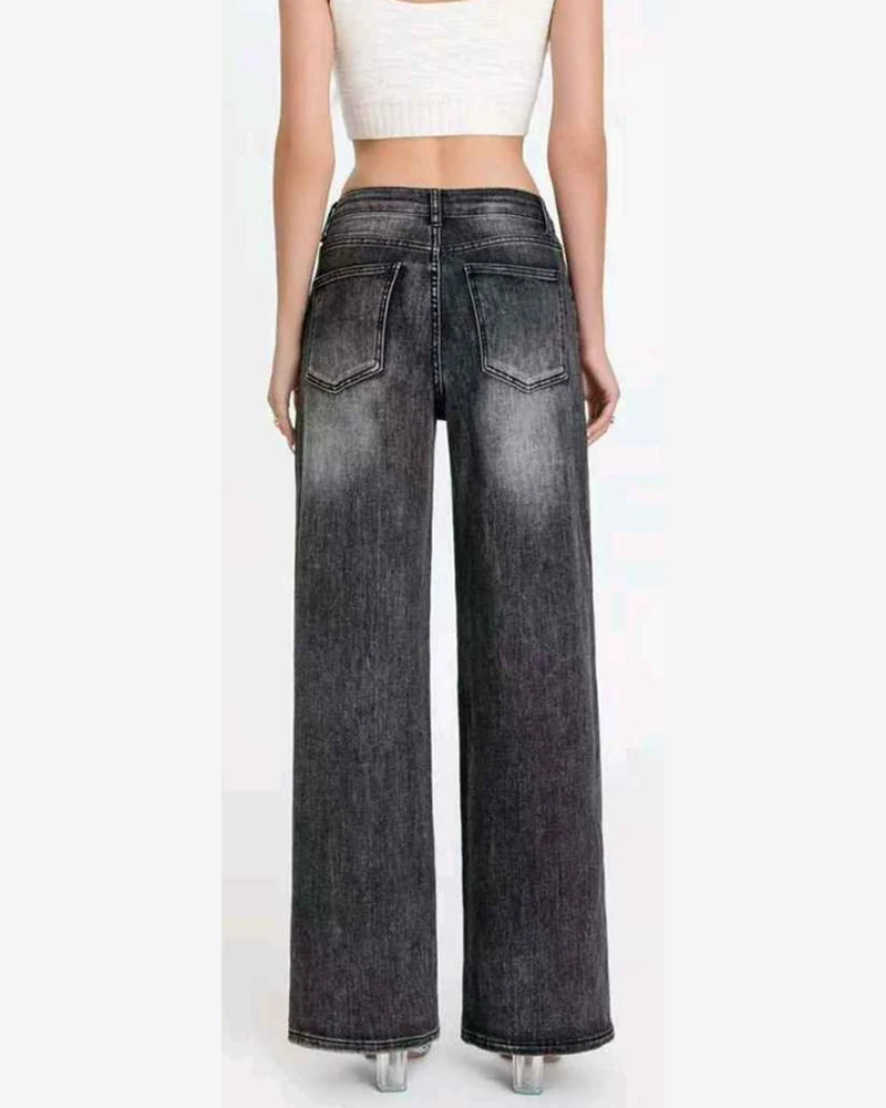 Jeans donna Water Jeans grigio all'ingrosso modello N1696 - L&Y - foto 2