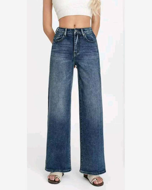 Jeans donna Water Jeans blu all'ingrosso modello N1698 - L&Y