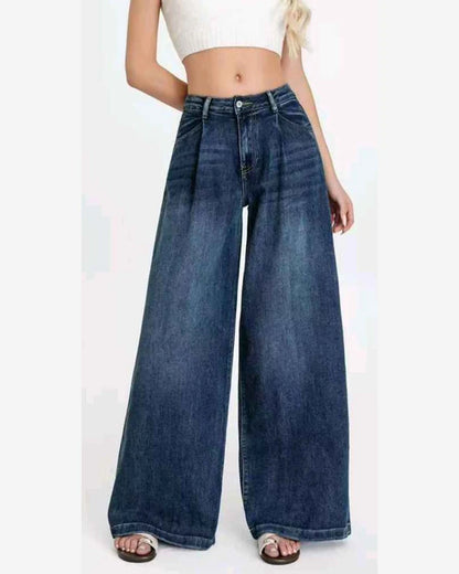 Jeans donna Water Jeans blu all'ingrosso modello N1699 - L&Y