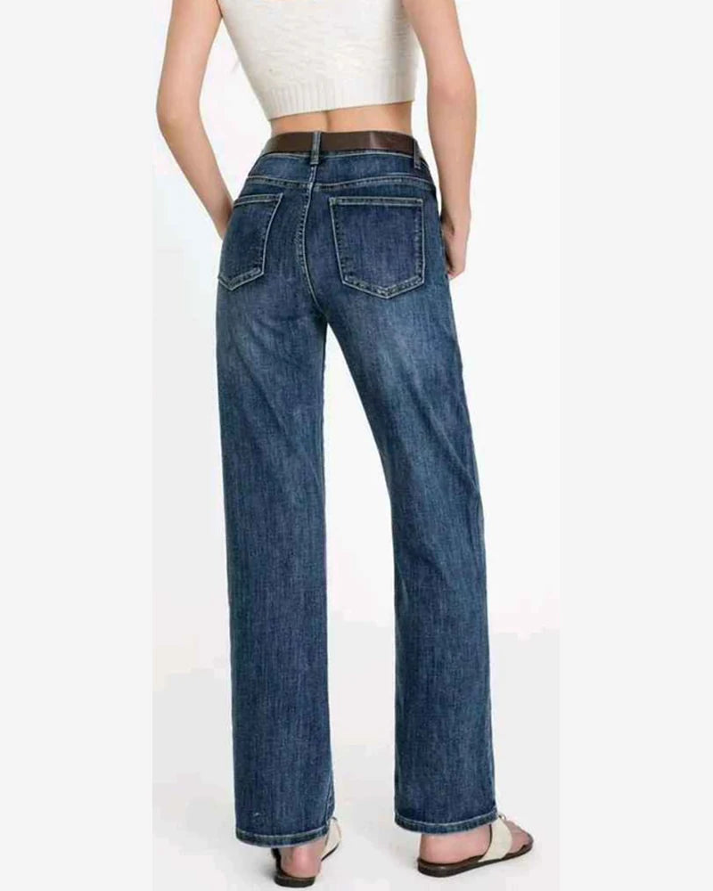 Jeans donna Water Jeans blu all'ingrosso modello N1706 - L&Y - foto 2