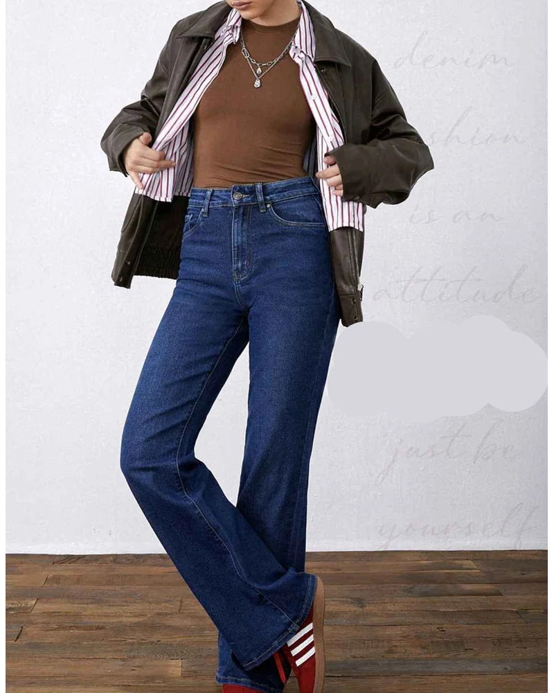 Jeans donna Mira Belle BLUE all'ingrosso modello N2309 - L&Y
