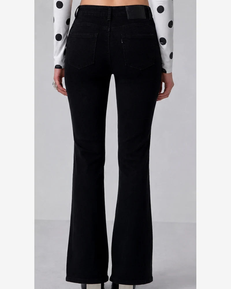 Jeans donna Mira Belle nero all'ingrosso modello N2773 - L&Y - foto 2