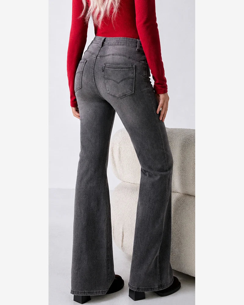 Jeans donna Mira Belle grigio all'ingrosso modello N2774 - L&Y