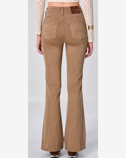 Jeans donna Mira Belle khaki all'ingrosso modello N2775 - L&Y - foto 2
