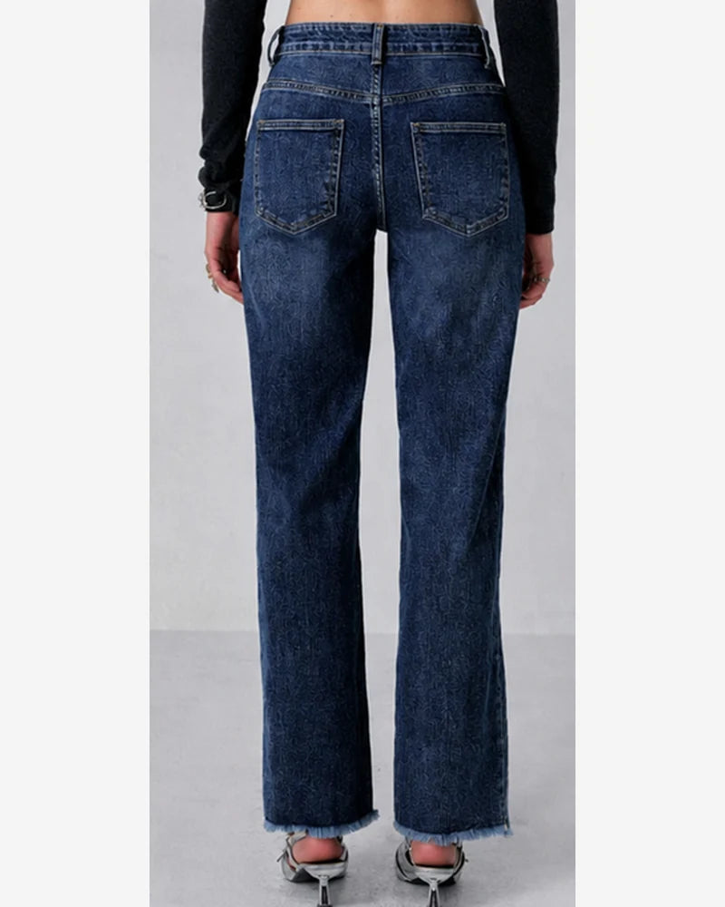 Jeans donna Mira Belle blu all'ingrosso modello N2778 - L&Y - foto 2