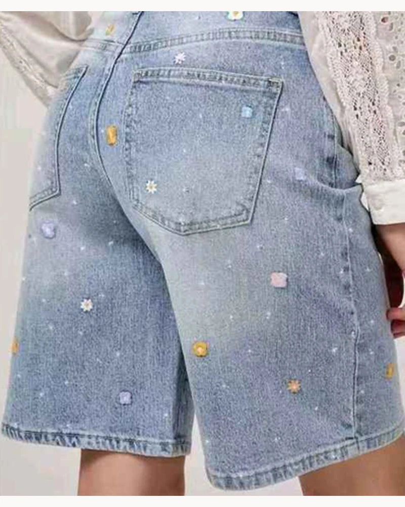 Shorts donna Mira Belle BLUE all'ingrosso modello N2783 - L&Y - foto 2