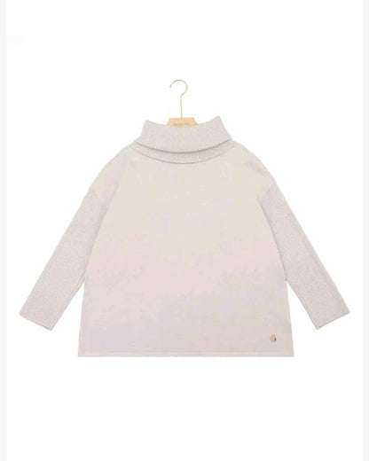 Maglia donna Blu Oltre misto all'ingrosso modello NB84484 - L&Y
