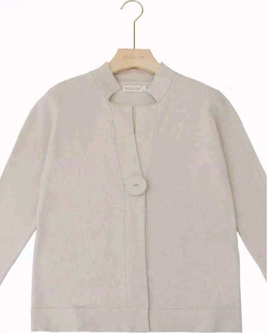 Golfino donna Blu Oltre misto all'ingrosso modello NJS84371 - L&Y