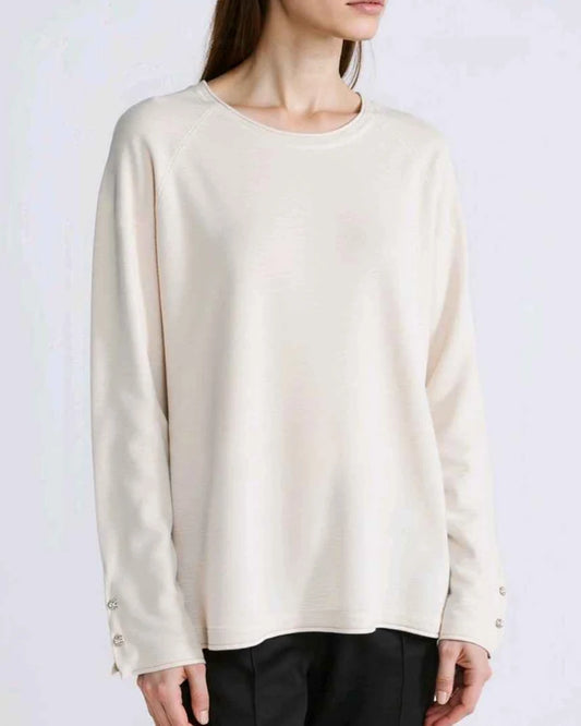 Maglia donna Blu Oltre misto all'ingrosso modello PB86023B - L&Y