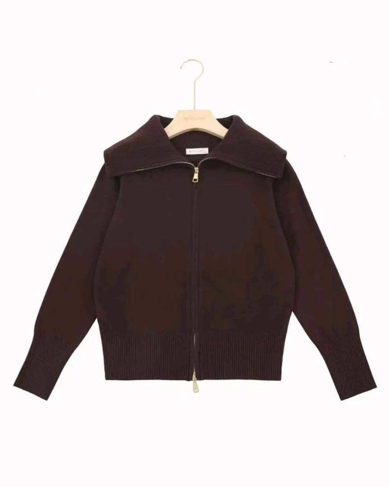 Golfino donna Blu Oltre misto all'ingrosso modello QBE84815 - L&Y