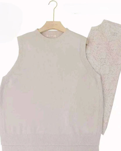 Maglia donna Blu Oltre misto all'ingrosso modello QJ84744CV - L&Y