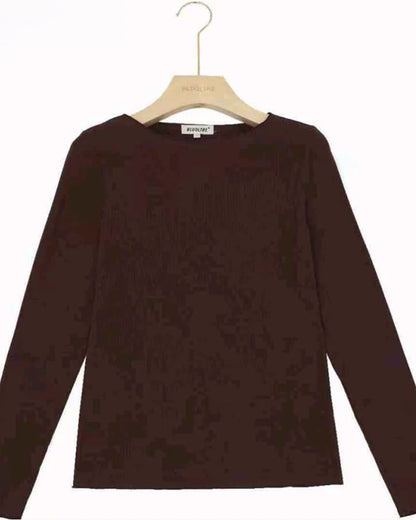 Maglia donna Blu Oltre misto all'ingrosso modello RC60001A - L&Y