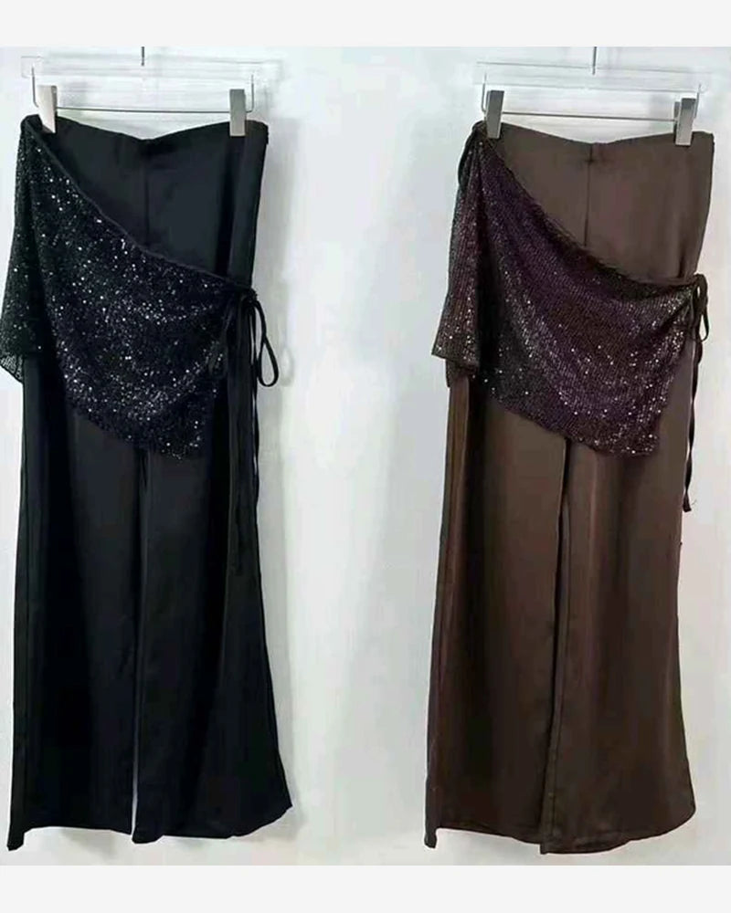 Pantalone donna Vinceotto marrone all'ingrosso modello S-06095 - L&Y - foto 2