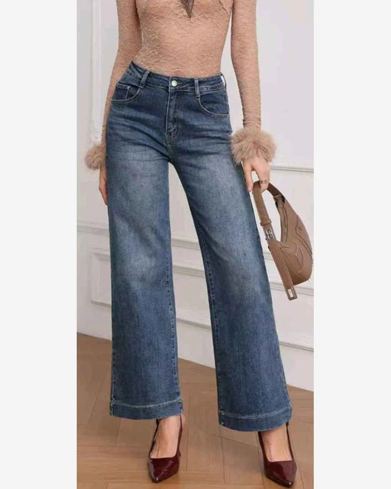 Jeans donna Eilous Jeans blu all'ingrosso modello SA-7719 - L&Y