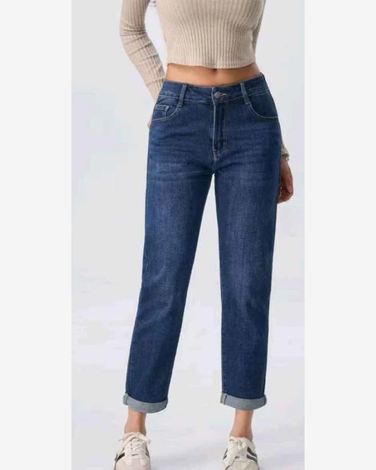 Jeans donna Eilous Jeans blu all'ingrosso modello SA7633 - L&Y