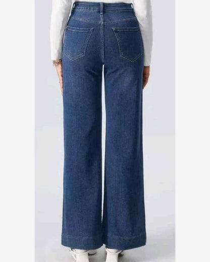 Jeans donna Eilous Jeans blu all'ingrosso modello SA7638-1 - L&Y - foto 2