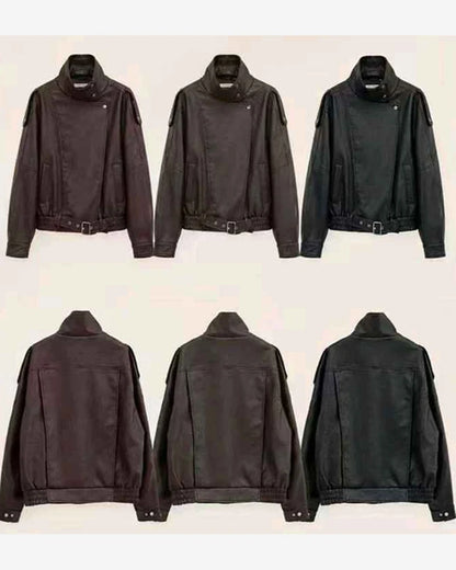 Giacca di ecopelle donna Miss Kiss nero all'ingrosso modello SM-B05 - L&Y - foto 2