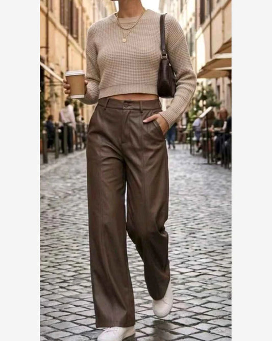 Pantalone donna Gondola Blu nero all'ingrosso modello V5739 - L&Y