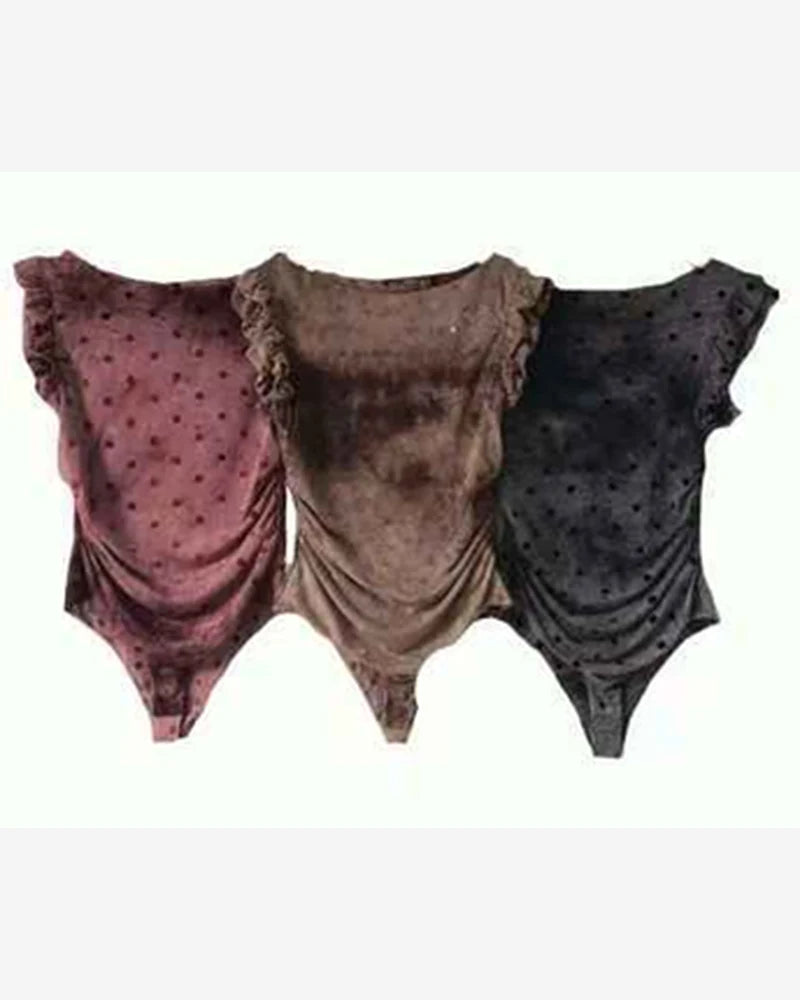 Body donna Gondola Blu misto all'ingrosso modello V5763 - L&Y - foto 2