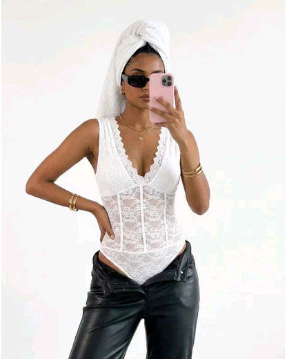 Body donna Vinceotto misto all'ingrosso modello V5985-A - L&Y