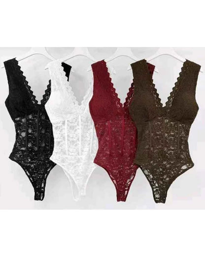 Body donna Vinceotto misto all'ingrosso modello V5985-A - L&Y - foto 2