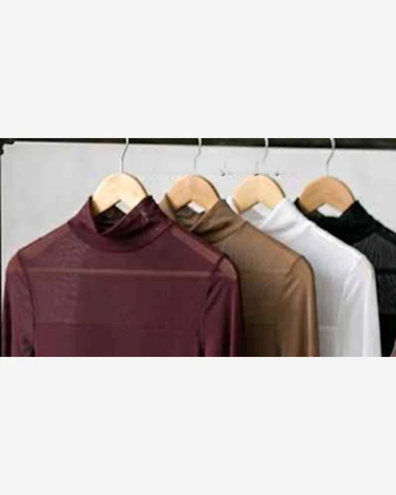 Maglia donna Gondola Blu misto all'ingrosso modello V63089 - L&Y - foto 2