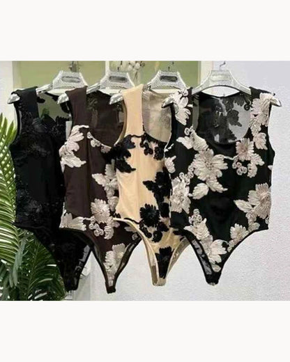 Body donna Vinceotto misto all'ingrosso modello V76271-B - L&Y - foto 2