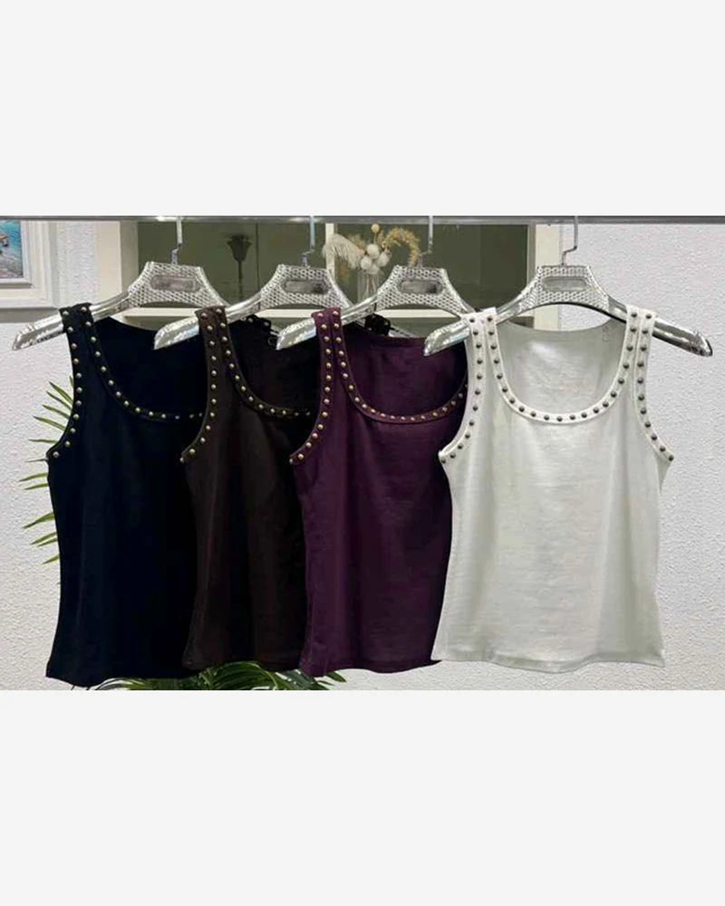 Canotta donna Vinceotto misto all'ingrosso modello V76901-B - L&Y - foto 2