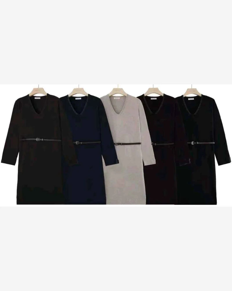 Vestito donna Blu Oltre all'ingrosso modello WBE84139 - L&Y - foto 2