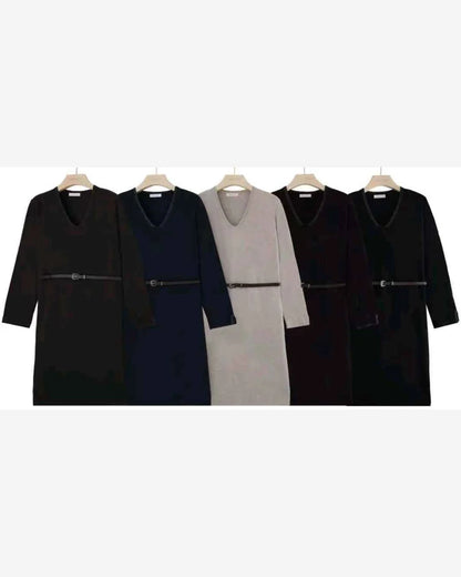 Vestito donna Blu Oltre all'ingrosso modello WBE84139 - L&Y - foto 2