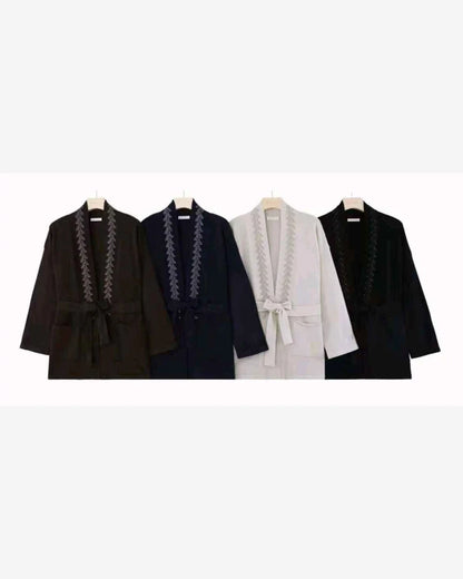 Cardigan donna Blu Oltre misto all'ingrosso modello WBE84205 - L&Y - foto 2