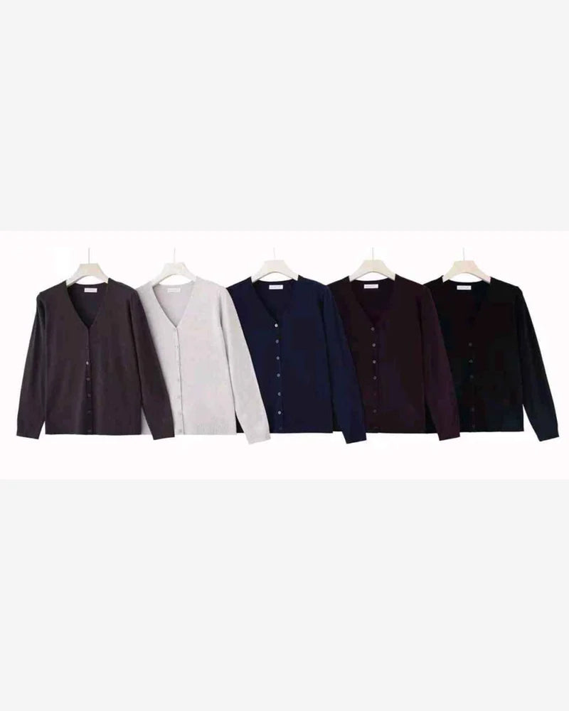 Golfino donna Blu Oltre misto all'ingrosso modello WBS83165B - L&Y - foto 2