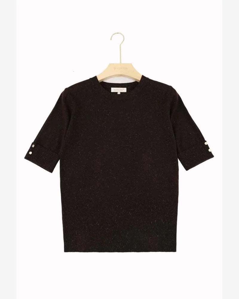 Maglia donna Blu Oltre misto all'ingrosso modello WBY84225B - L&Y